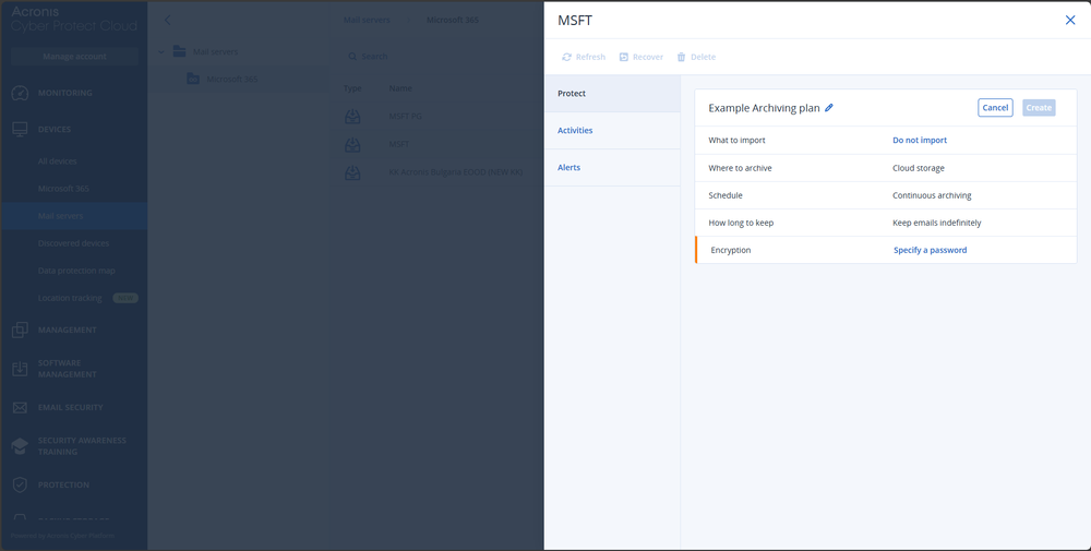Microsoft 365 Email Archiving, designed for MSPs