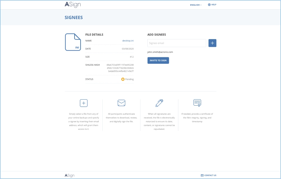 Acronis ASign